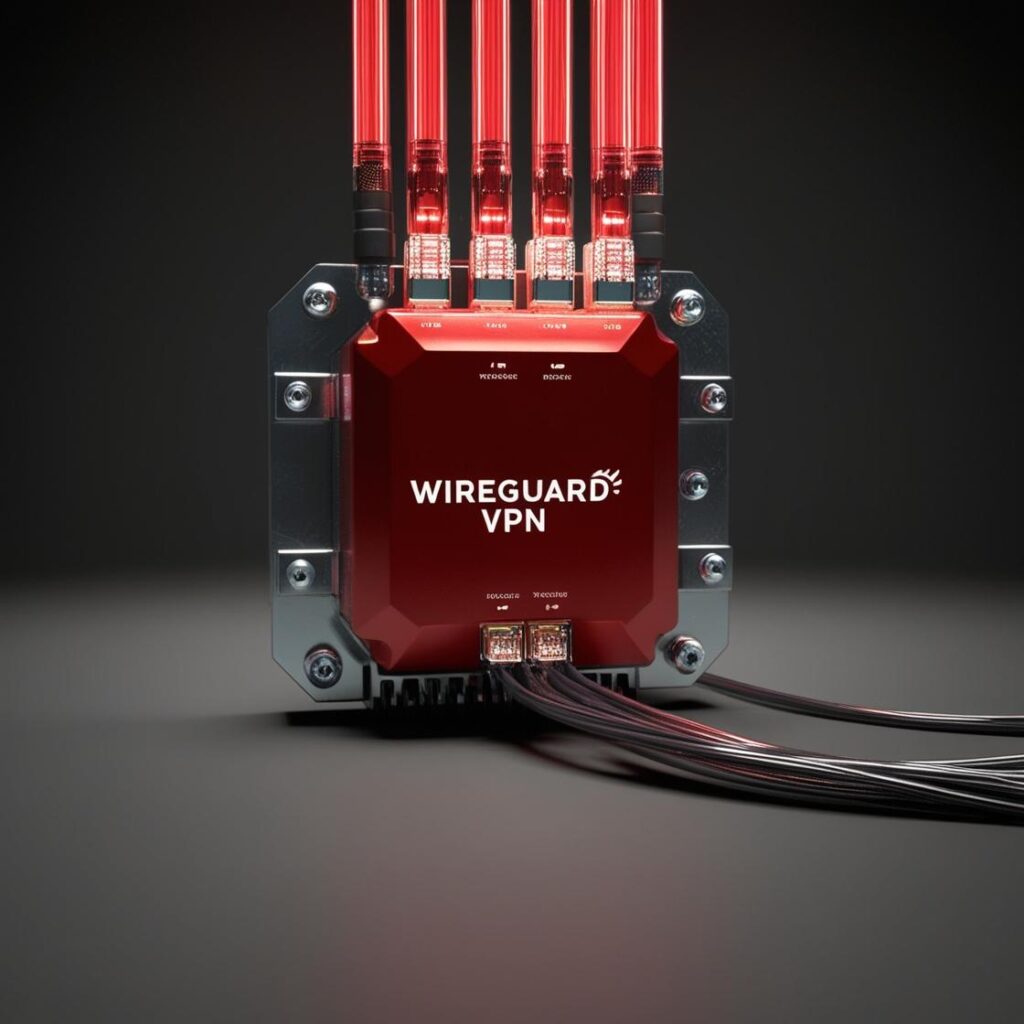 WireGuard چیست؟ روش ساخت و راهاندازی آن wireguard vpn ( red design 3d) 20250105 010631 ۰۰۰۰